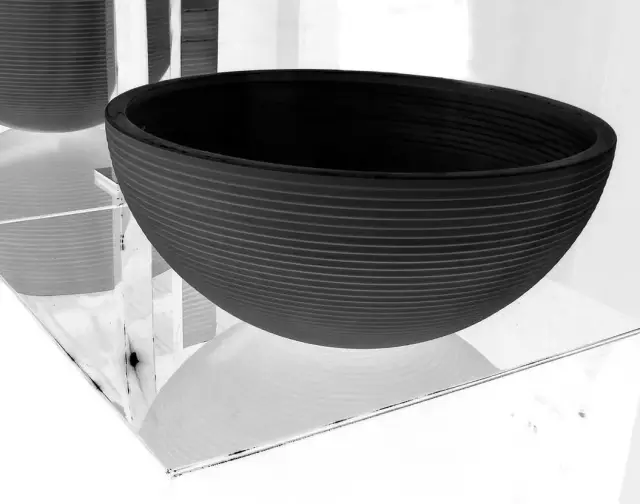 Раковина Glass Design Globo GLOBO34NO стекло черное матовое