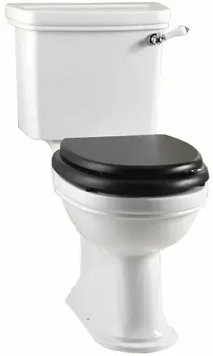 Унитаз Devon&Devon ROSE IBWCROSE+3IBSEWENCLACR+IBCMROSE+IBBATTROSE+IB1042CPM белый, сиденье-массив дуб темный/хром, ручка- хром/белый