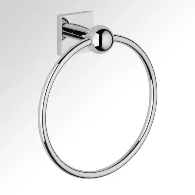 Держатель для полотенец THG Marina Black Onyx A60.A02.504N хром