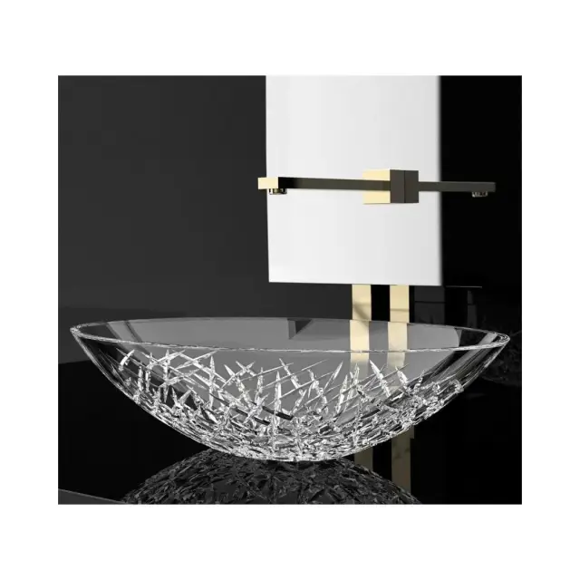 Раковина Glass Design Ice oval ICEOVT01 стекло прозрачное