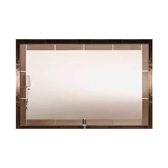 Зеркало для ванной Milldue Hannover 3493 golden crash 76 / окантовка хром