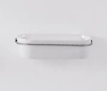 Полка для ванной Agape BUCATINI ABUC0181 керамика, цвет белый, нержавеющая сталь