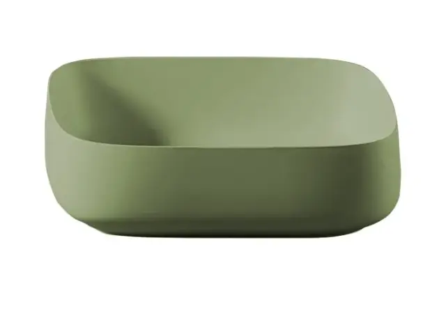 Раковина Art Ceram COGNAC QUADRO 55 COL008.44;00 verde salvia opaco