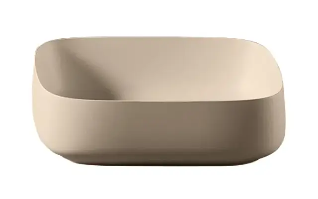 Раковина Art Ceram COGNAC QUADRO 55 COL008.41;00 marrone matera opaco