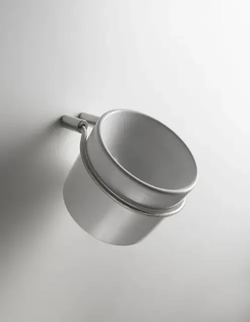 Мыльница Agape BUCATINI ABUC0160 керамика, цвет белый, нержавеющая сталь