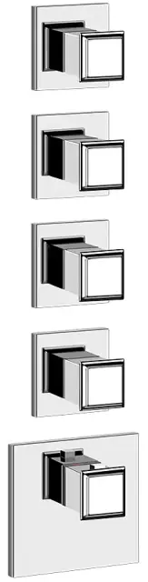 Смеситель для душа Gessi ELEGANZA 46228#031 хром