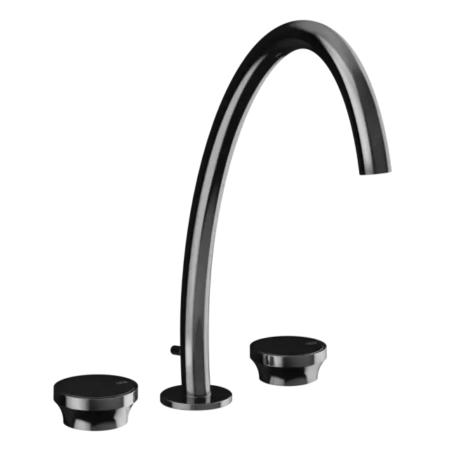 Смеситель для раковины Gessi ORIGINI 66015#706 Black Metal PVD