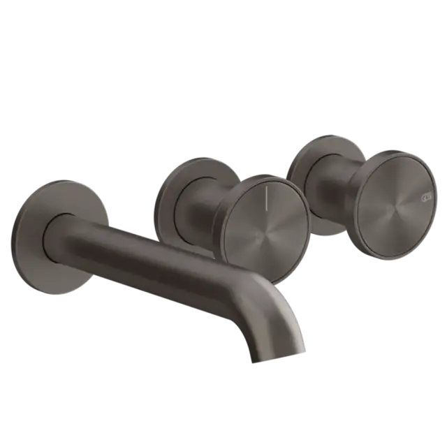 Смеситель для ванны Gessi ORIGINI 66042#707 Black Metal Brushed PVD