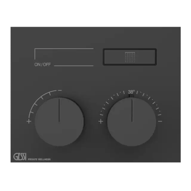 Термостат Gessi HI-FI 63002#299 черный XL