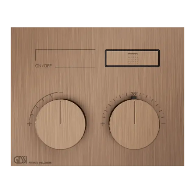 Термостат Gessi HI-FI 63002#708 браш.Медный PVD