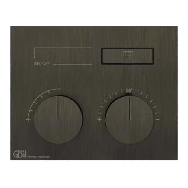 Термостат Gessi HI-FI 63002#187 состарен.бронза