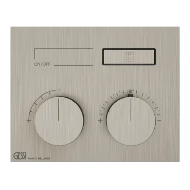 Термостат Gessi HI-FI 63002#149 FINOX BRUSHED NICKEL