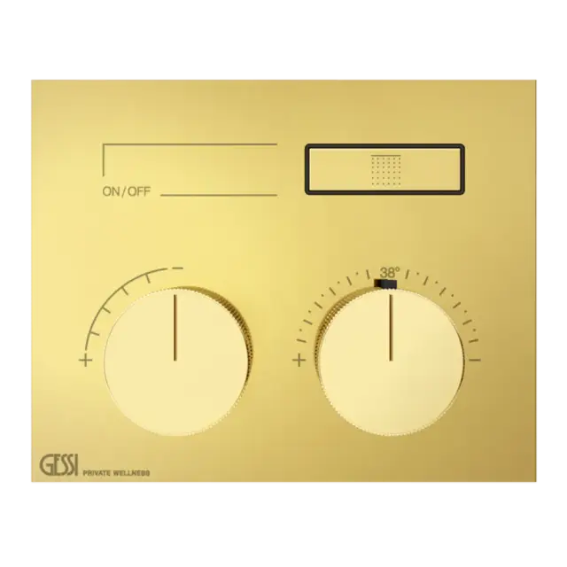 Термостат Gessi HI-FI 63002#246 золото PVD
