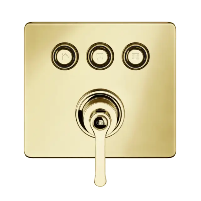 Смеситель для душа Gessi HI-FI ECLECTIC 65244#246 золото PVD