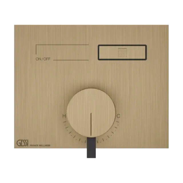 Смеситель для душа Gessi HI-FI MIXER 63061#726 Warm Bronze Brushed PVD