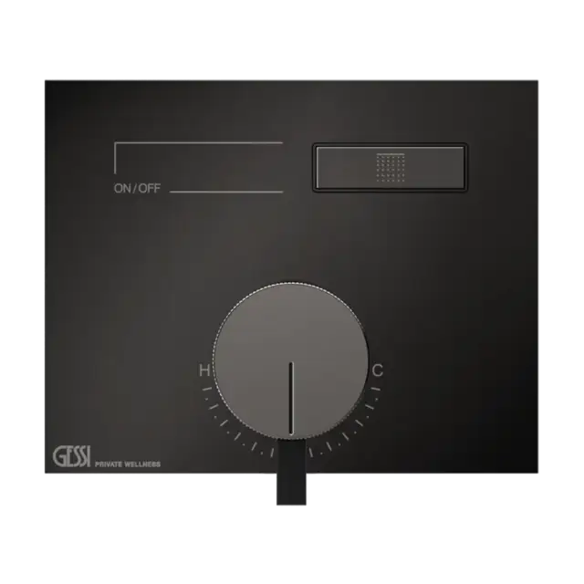 Смеситель для душа Gessi HI-FI MIXER 63061#706 Black Metal PVD