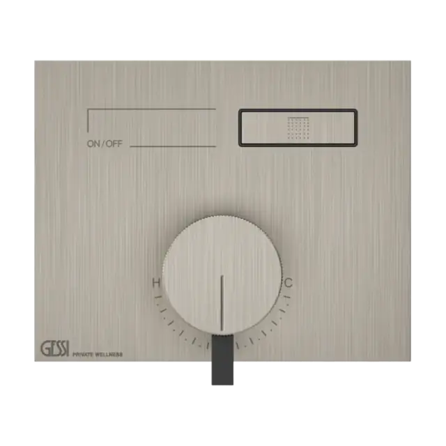 Смеситель для душа Gessi HI-FI MIXER 63061#149 FINOX BRUSHED NICKEL