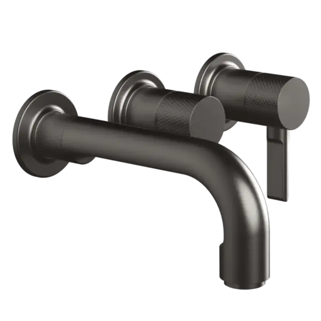 Смеситель для ванны Gessi INCISO 58342#707 Black Metal Brushed PVD
