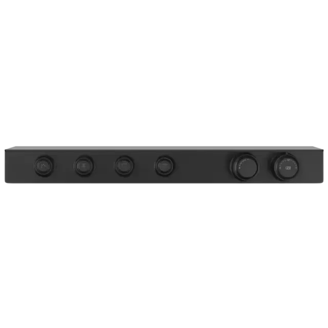 Термостат Gessi HI-FI ECLECTIC 65256#299 черный XL, полочка-черное стекло