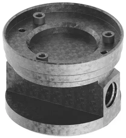 Внутренняя часть напольного излива d9,5*h7 BRONZO