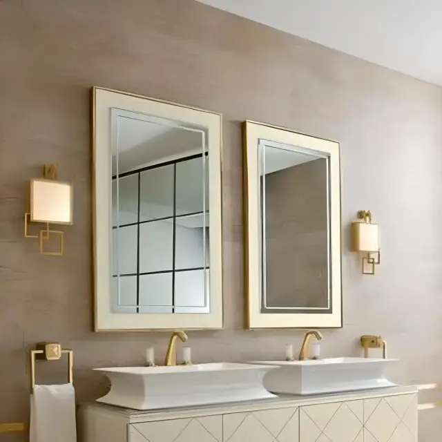 Зеркало для ванной Oasis Rivoli 000SVCC070OR отделка - золото, лак глянцевый lino G164