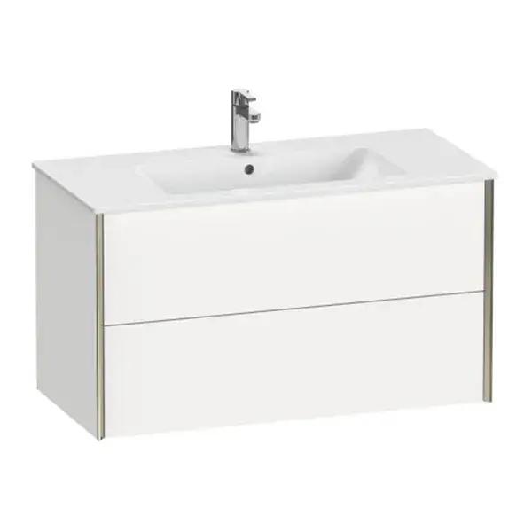 База под раковину Duravit XViu XV41270B118 белый матовый-18/рама champagne матовый-B1