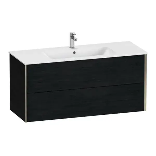База под раковину Duravit XViu XV41280B116 Black Oak-16/рама champagne матовый-B1