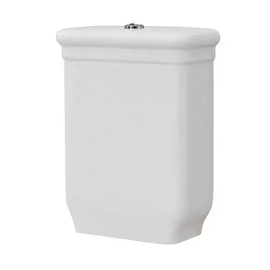 Бачок моноблока 36*55 см белый блестящий