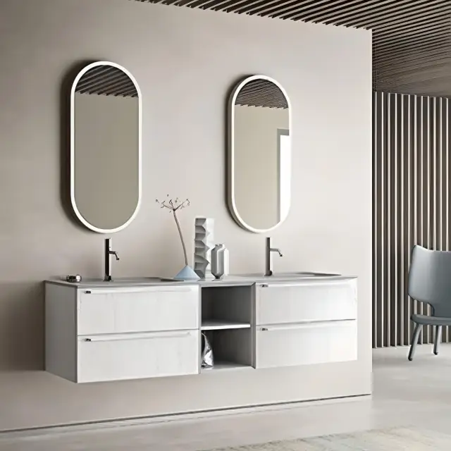 Зеркало для ванной Arbi DRIVE S283 Bianco