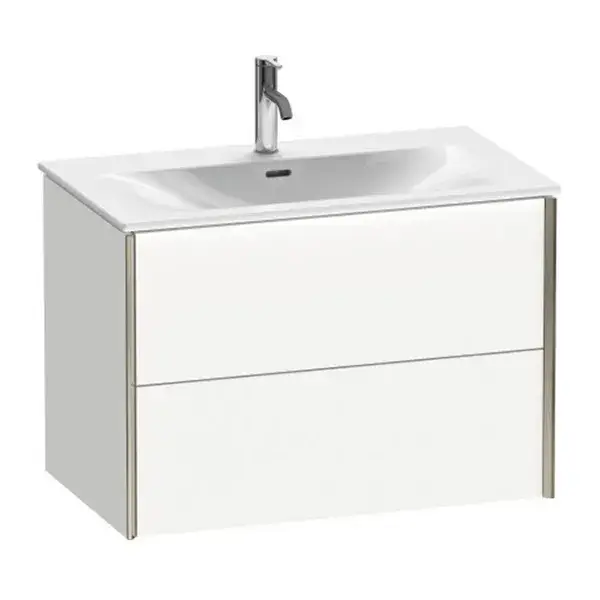 База под раковину Duravit XViu XV41340B118 белый матовый-18/рама champagne матовый-B1