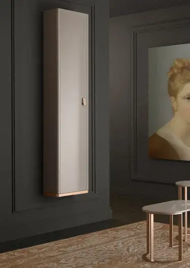 Шкаф в ванную комнату Milldue TAILOR 7649.DX AGATA LUCIDO-110, руч-ORO ROSA SATINATO-331