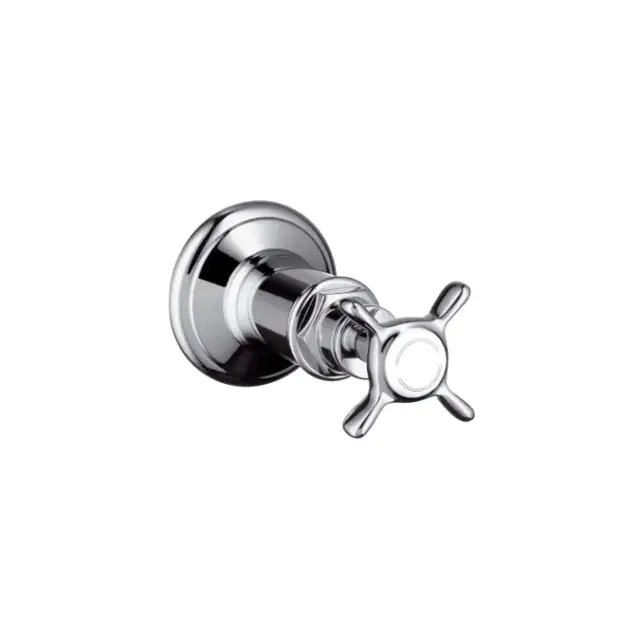 Вентиль запорный d.6*P11.3, хром