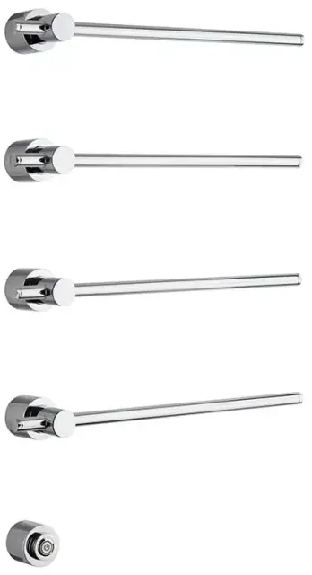 Полотенцесушитель электрический Margaroli M Sole 622.BB BLACK BRUSHED NICKEL