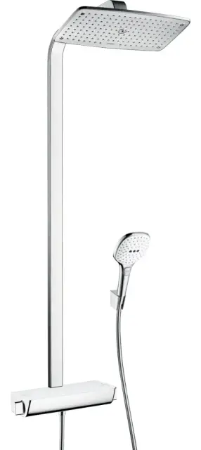 Душевая стойка HANSGROHE Raindanct E showerpipe 27112400 хром/белый