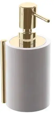 Дозатор Bertocci EASY 130.0948.8800 solid surface белый матовый/Dark Bronze