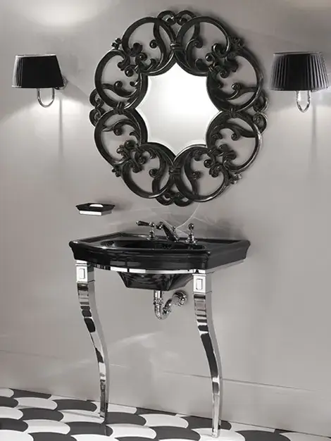 Консоль для ванной комнаты Devon&Devon Marlene consolle DEMARLENECR хром