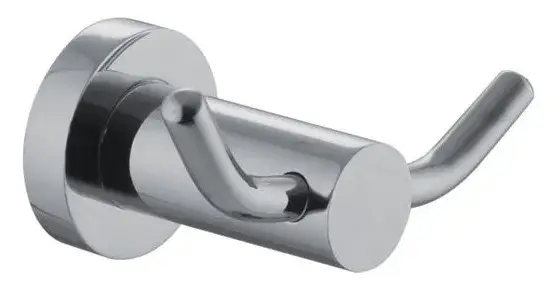 Крючок Carlo Frattini Rotola F6004/2NS черный матовый