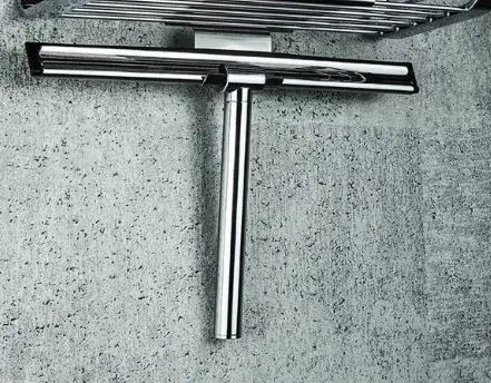 Cкребок для сгона воды. 34*17,5 хром