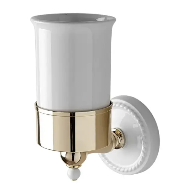 Стакан Devon&Devon Dorothy DOR403OT золото/белый