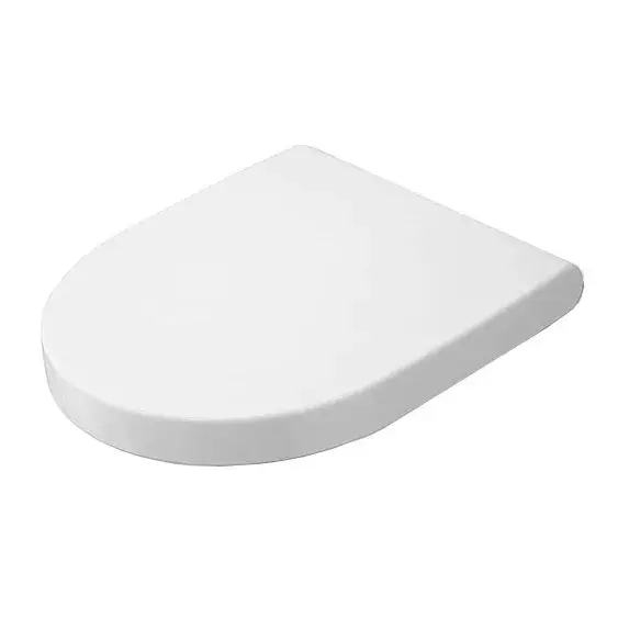 Крышка-сиденье для компакта с системой зарытия soft closing, white alpin / крепление - нержавеющая сталь