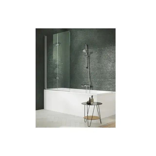 Шторка на ванну HUPPE Design Pure 8P2302.092.322 хром/прозрачное стекло с покрытием Anti-Plaque