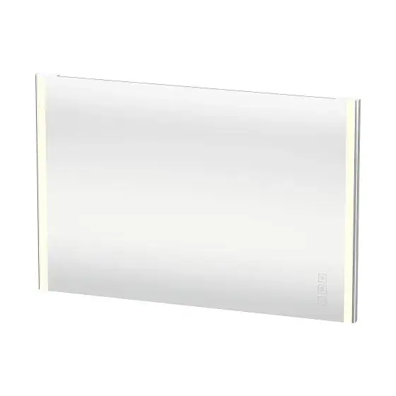 Зеркало для ванной Duravit X-SQUARE XS701400000 IP 44, LED световые поля по бокам, функция LED диммера, 2700-6500К