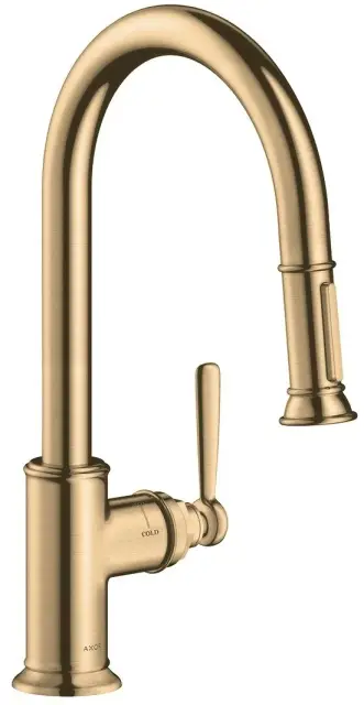 Смеситель для кухни AXOR Montreux 16581140 шлифованная бронза