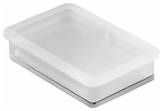 Мыльница Colombo Design LULU B6240 хром/белый