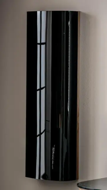 Пенал настенный, левое открывание 40*18*120h стекло flutes bronzo B2/B6