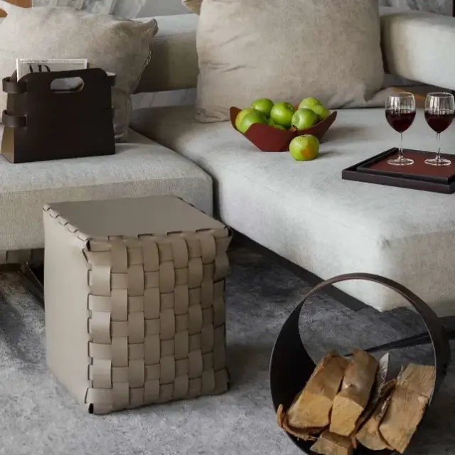 Пуф ADJ BOTTEGA 1070.04 капучино-04