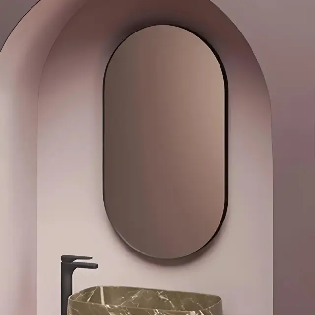 Зеркало для ванной Art Ceram ARCO ACS017.17 черный