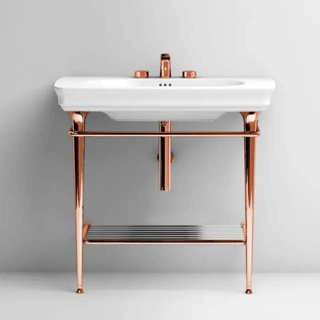 Консоль для ванной комнаты Art Ceram CIVITAS CIA008.77 розовое золото