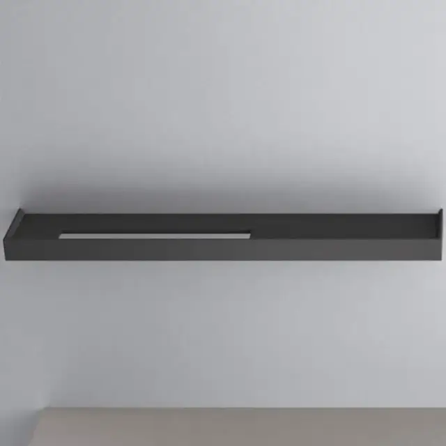 Полка для ванной Milldue HAUS 4060 MILLTEK LIGHT BIANCO OPACO-D06