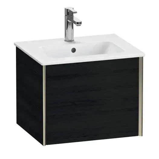 База под раковину Duravit XViu XV42150B116 Black Oak-16/рама champagne матовый-B1